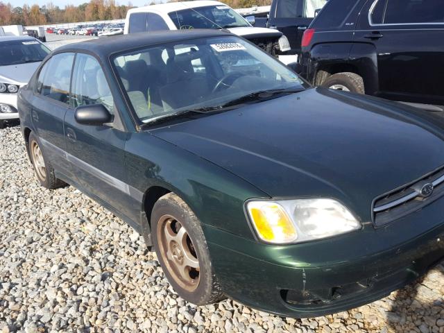 4S3BE635627204395 - 2002 SUBARU LEGACY L GREEN photo 9