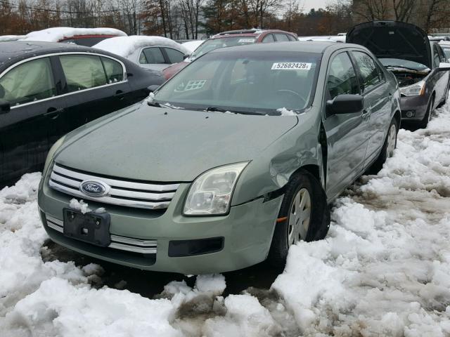 3FAHP06Z48R167824 - 2008 FORD FUSION S GREEN photo 2