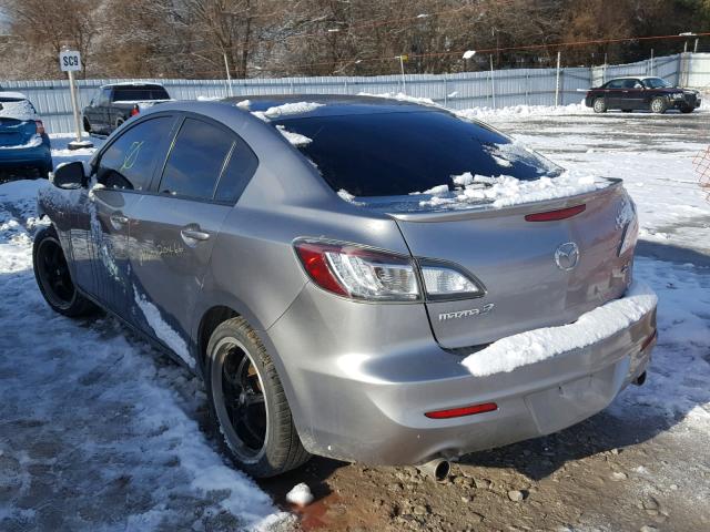 JM1BL1S58A1303344 - 2010 MAZDA 3 S GRAY photo 3