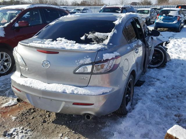 JM1BL1S58A1303344 - 2010 MAZDA 3 S GRAY photo 4