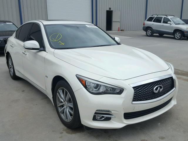 JN1CV7AP1GM203116 - 2016 INFINITI Q50 BASE WHITE photo 1