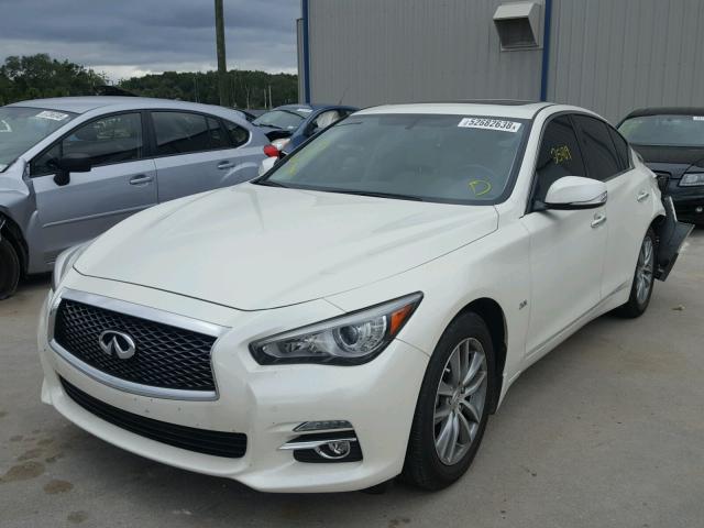 JN1CV7AP1GM203116 - 2016 INFINITI Q50 BASE WHITE photo 2