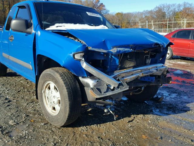 1GCCS19E688136111 - 2008 CHEVROLET COLORADO BLUE photo 9