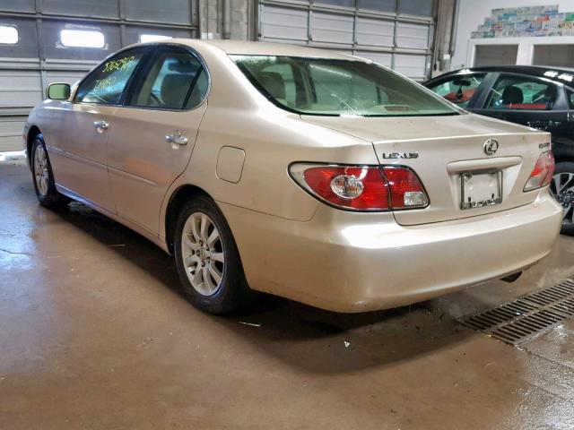 JTHBF30G336013377 - 2003 LEXUS ES 300 GRAY photo 3