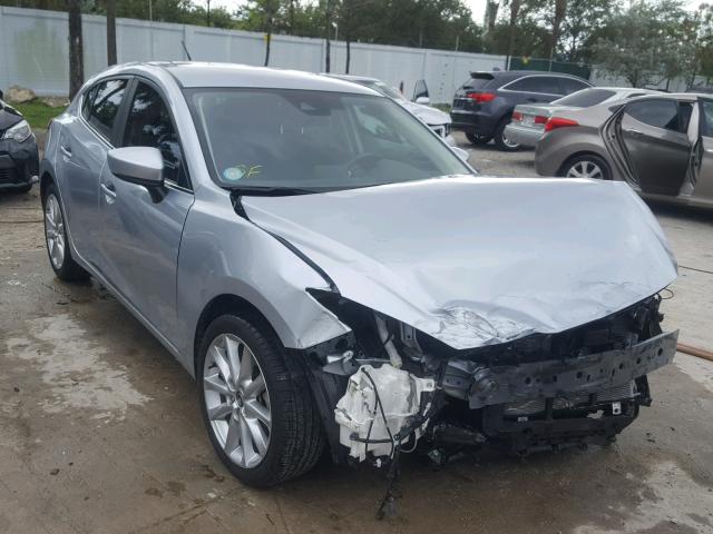 3MZBN1L76HM142710 - 2017 MAZDA 3 TOURING SILVER photo 1