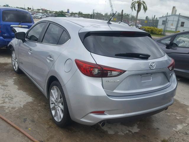 3MZBN1L76HM142710 - 2017 MAZDA 3 TOURING SILVER photo 3