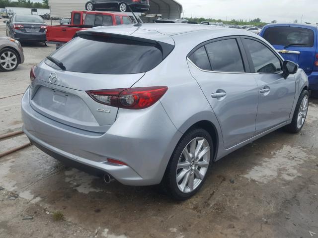 3MZBN1L76HM142710 - 2017 MAZDA 3 TOURING SILVER photo 4