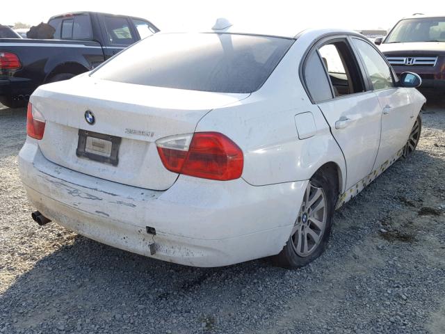 WBAVB17576NK33504 - 2006 BMW 325 I AUTO WHITE photo 4