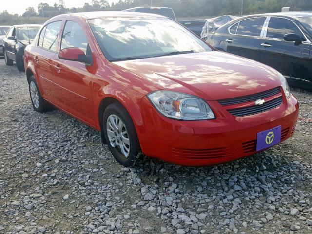 1G1AD5F53A7183341 - 2010 CHEVROLET COBALT 1LT RED photo 1