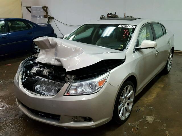 1G4GE5EDXBF137838 - 2011 BUICK LACROSSE C GOLD photo 2