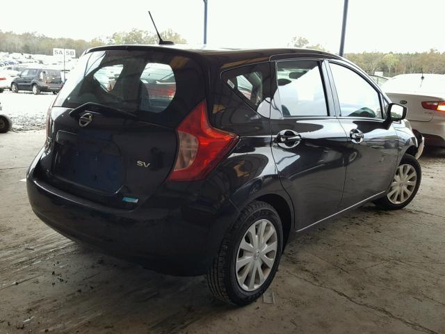 3N1CE2CP7GL357520 - 2016 NISSAN VERSA NOTE BLACK photo 4