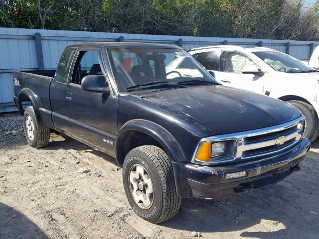 1GCCT19W3T8125159 - 1996 CHEVROLET S TRUCK S1 BLACK photo 1