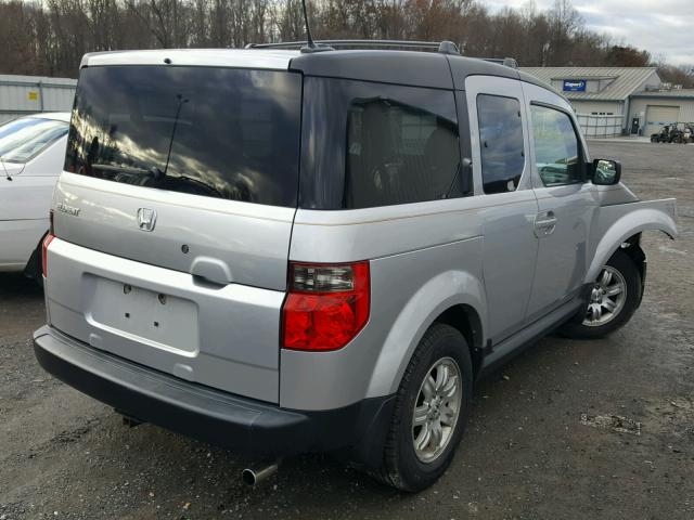 5J6YH28708L016874 - 2008 HONDA ELEMENT EX SILVER photo 4