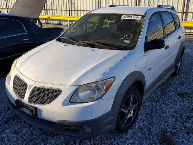 5Y2SL65817Z413777 - 2007 PONTIAC VIBE WHITE photo 2