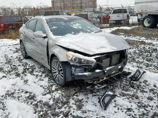 KNALN4D74E5120808 - 2014 KIA CADENZA PR SILVER photo 1