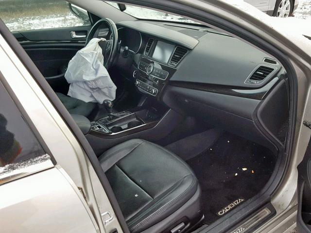 KNALN4D74E5120808 - 2014 KIA CADENZA PR SILVER photo 5