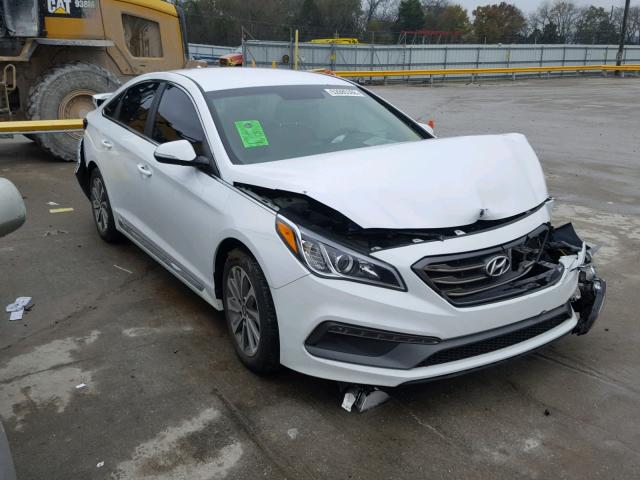 5NPE34AF4HH495079 - 2017 HYUNDAI SONATA SPO WHITE photo 1