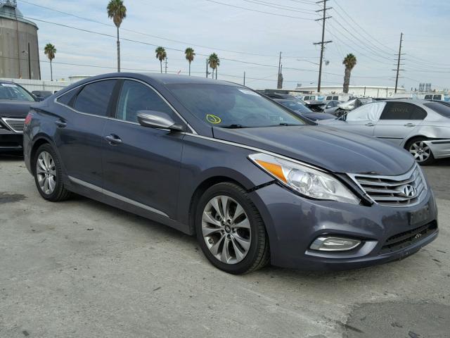 KMHFG4JG1CA128265 - 2012 HYUNDAI AZERA GRAY photo 1