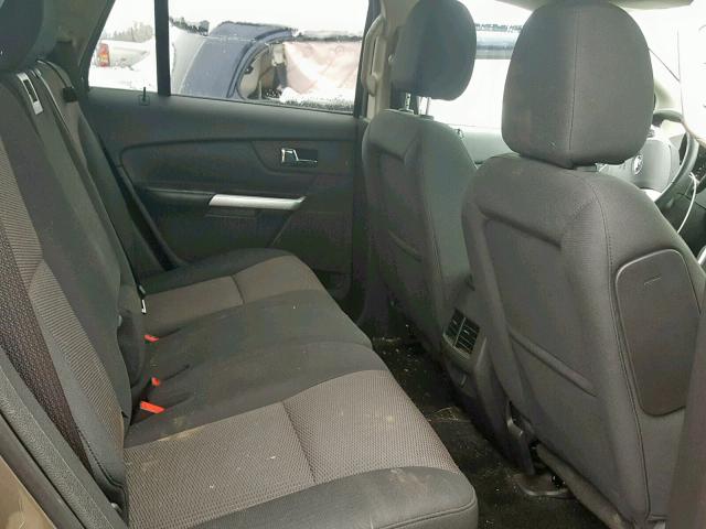 2FMDK4JC6DBB74067 - 2013 FORD EDGE SEL GRAY photo 6