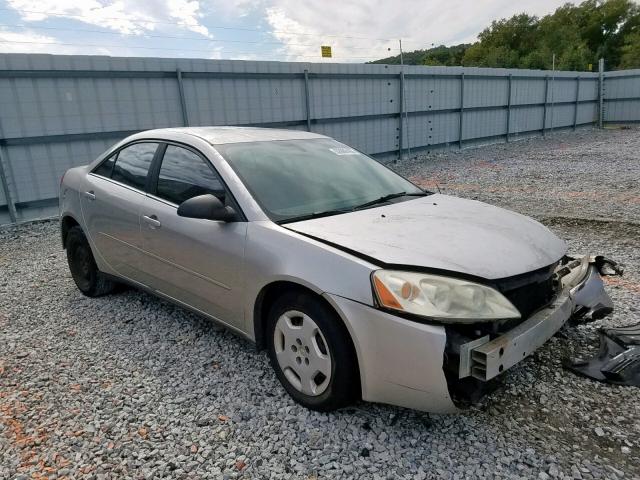 1G2ZF55B064171026 - 2006 PONTIAC G6 SE SILVER photo 1