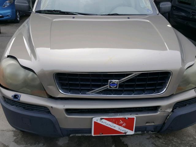 YV1CN59HX41052363 - 2004 VOLVO XC90 GOLD photo 7