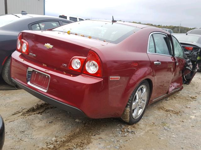 1G1ZK57B48F288581 - 2008 CHEVROLET MALIBU LTZ RED photo 4