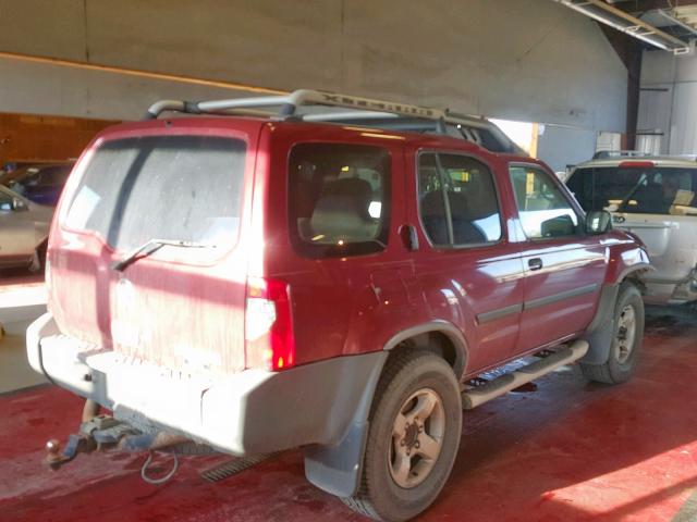 5N1ED28Y94C611919 - 2004 NISSAN XTERRA XE BURGUNDY photo 4