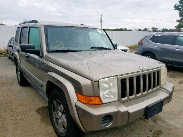 1J8HG48K46C235383 - 2006 JEEP COMMANDER მწვანე ფოტო 1