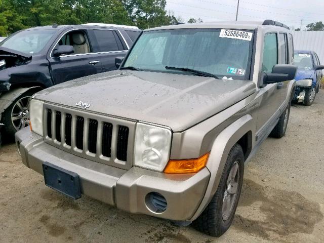 1J8HG48K46C235383 - 2006 JEEP COMMANDER მწვანე ფოტო 2