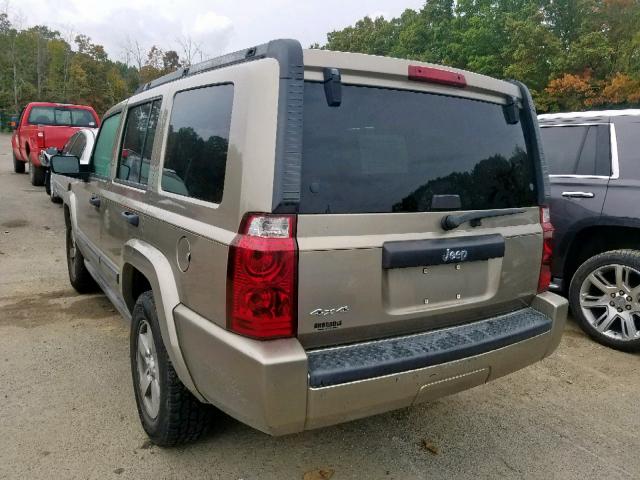 1J8HG48K46C235383 - 2006 JEEP COMMANDER მწვანე ფოტო 3