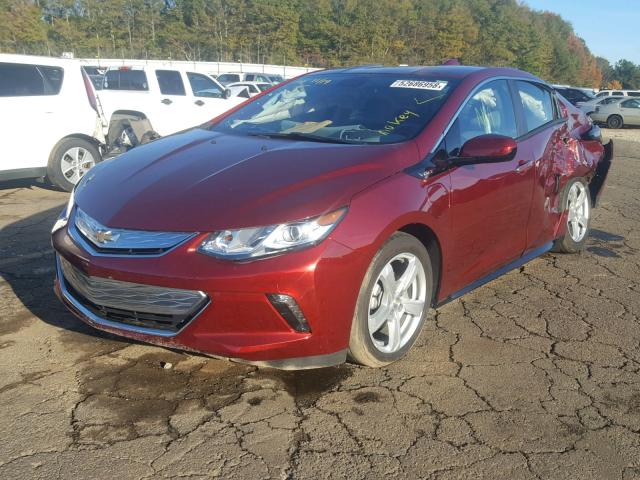 1G1RA6S51HU176245 - 2017 CHEVROLET VOLT LT RED photo 2