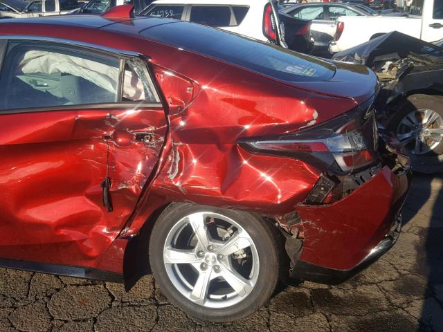 1G1RA6S51HU176245 - 2017 CHEVROLET VOLT LT RED photo 9