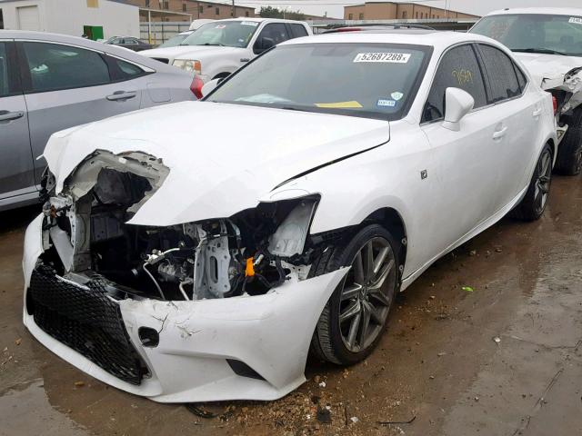 JTHBE1D20E5013724 - 2014 LEXUS IS 350 WHITE photo 2