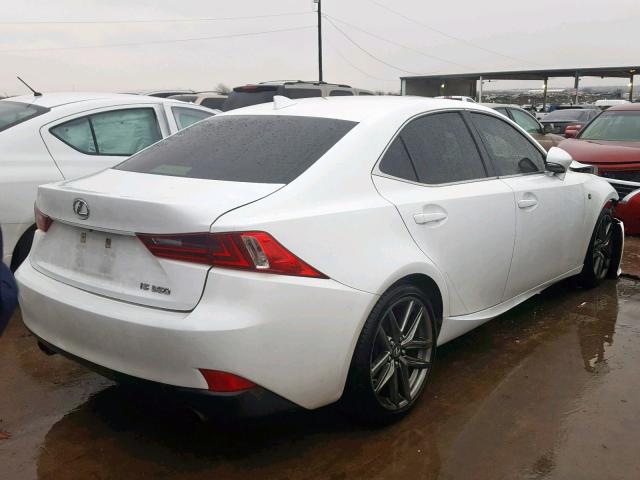 JTHBE1D20E5013724 - 2014 LEXUS IS 350 WHITE photo 4