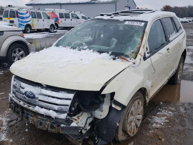 2FMDK38C48BA37697 - 2008 FORD EDGE SEL WHITE photo 9