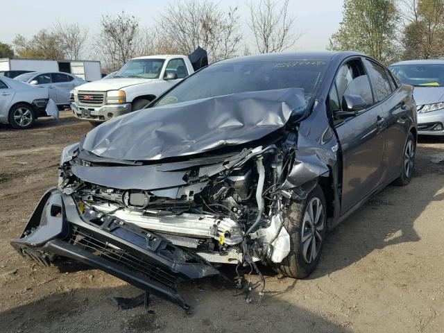 JTDKARFP0H3009676 - 2017 TOYOTA PRIUS PRIM 灰色 照片 2