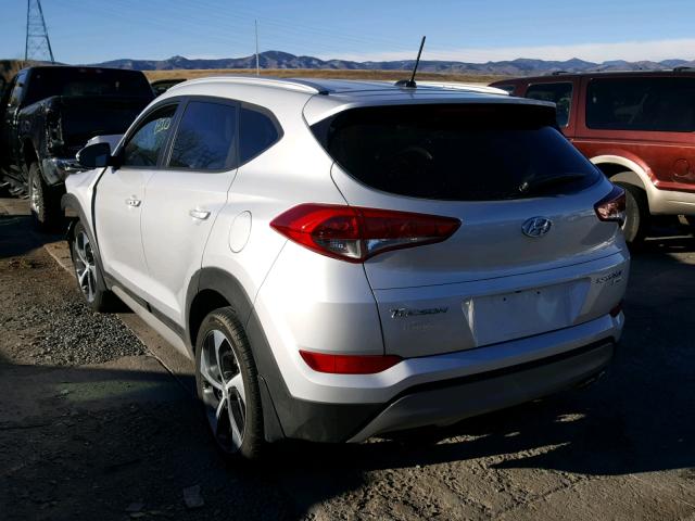 KM8J3CA25HU591794 - 2017 HYUNDAI TUCSON LIM SILVER photo 3