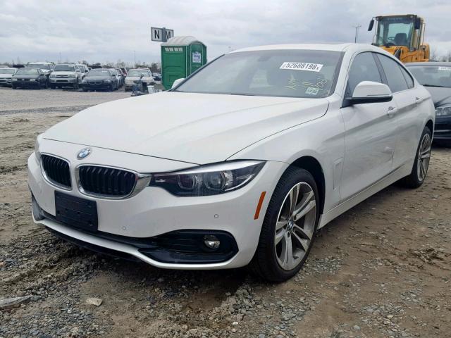 WBA4J3C58JBG91713 - 2018 BMW 430XI GRAN WHITE photo 2