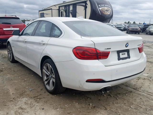 WBA4J3C58JBG91713 - 2018 BMW 430XI GRAN WHITE photo 3