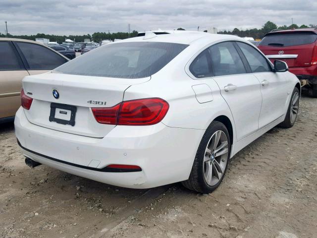 WBA4J3C58JBG91713 - 2018 BMW 430XI GRAN WHITE photo 4