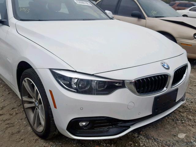 WBA4J3C58JBG91713 - 2018 BMW 430XI GRAN WHITE photo 9