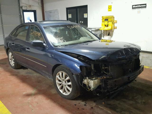 KMHFC46F56A133386 - 2006 HYUNDAI AZERA SE BLUE photo 1