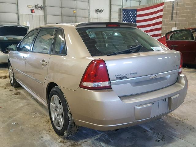 1G1ZT61826F123075 - 2006 CHEVROLET MALIBU MAX თაფლისფერი ფოტო 3
