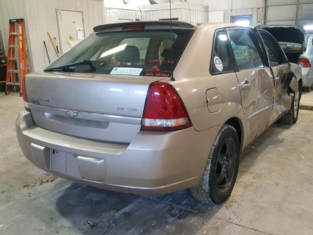 1G1ZT61826F123075 - 2006 CHEVROLET MALIBU MAX თაფლისფერი ფოტო 4