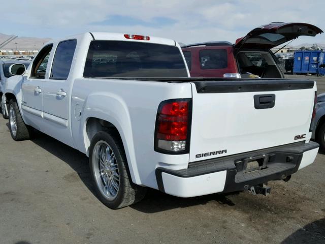 2GTEC638481142935 - 2008 GMC NEW SIERRA WHITE photo 3