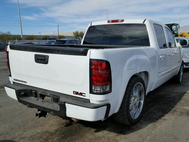 2GTEC638481142935 - 2008 GMC NEW SIERRA WHITE photo 4