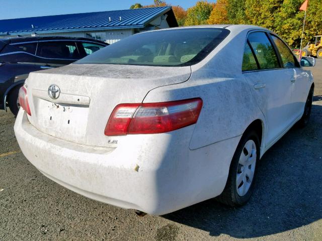 4T4BE46K19R076182 - 2009 TOYOTA CAMRY BASE WHITE photo 4