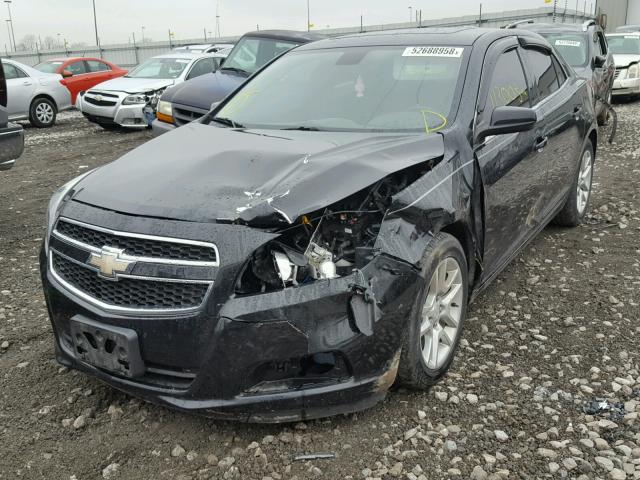 1G11D5RR2DF108882 - 2013 CHEVROLET MALIBU 1LT BLACK photo 2
