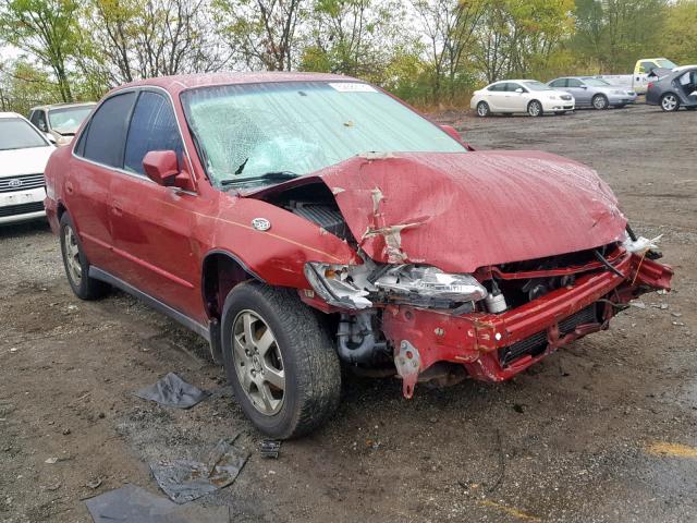 JHMCG6698YC020331 - 2000 HONDA ACCORD SE RED photo 1