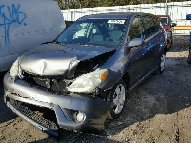 2T1KR32E66C604109 - 2006 TOYOTA COROLLA MA GRAY photo 2